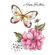 Gelová razítka Studio Light "Blooming Butterfly", 7 ks - Narozeninový motýl