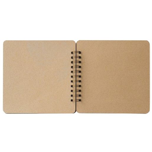 Kroužkové scrapbookové album, 20x20 cm, 24 l. - kraft