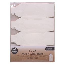 DIY Vánoční lucerny Studio Light, 25x18,5 cm, 10 l. - Stromy