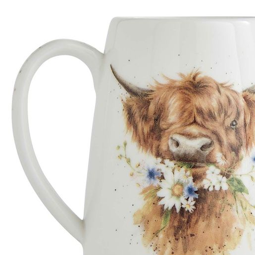 Porcelánový džbánek Wrendale Designs "Daisy Coo", 125 ml - Kráva