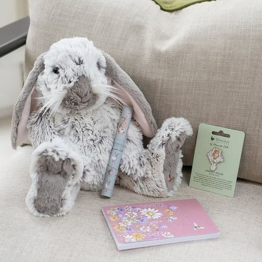 Plyšová hračka Wrendale Designs "Rabbit Rosie" - Králík, mládě