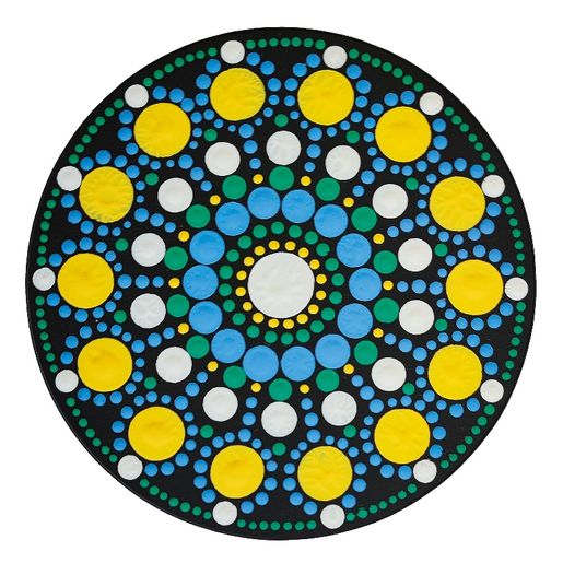 Sada na tečkování Aladine, 10 cm - Mandala 4