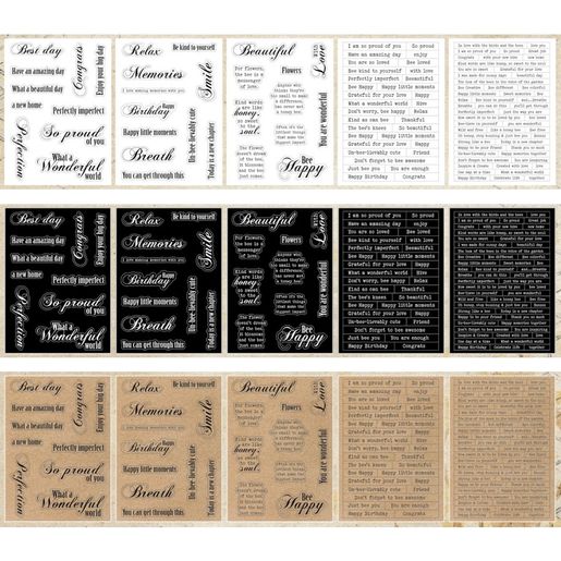 Samolepky v bloku Studio Light "Sweet Bee Memories", A6, 15 l. - Věnování