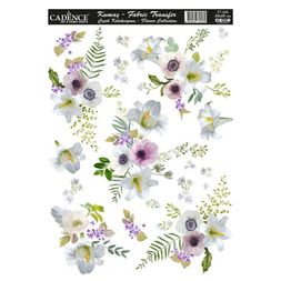 Transferový obrázek na textil Cadence, 25x35 cm - Sasanky