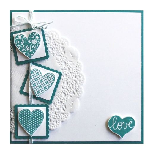 Razítka Aladine Creative Stamp, 35 ks - Srdíčka