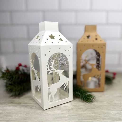 DIY Vánoční lucerny Studio Light, 25x18,5 cm, 10 l. - Sob