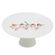 Vánoční porcelánový podnos na dorty a cukroví Wrendale Designs, 25x11 cm - Ptáčci