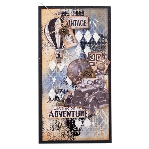 Kovové přívěsky Studio Light, 10 ks - Zlatá ozubená kola