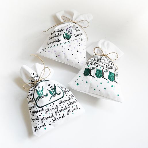 Razítka Aladine Stampo Hobby, 41 ks - Bylinky