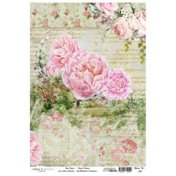 Rýžový papír Cadence - Dopis v zahradě - VYBERTE VELIKOST