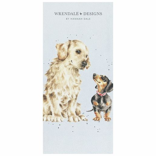 Nákupní seznam s magnetem Wrendale Designs "First Dates" - Pejsci