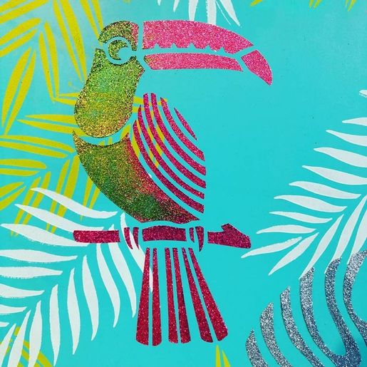 Šablona Aladine, 28x28 cm - Tukan