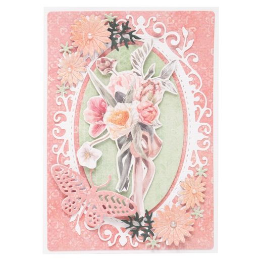 Samolepicí perličky Studio Light, 240 ks - pastelové odstíny