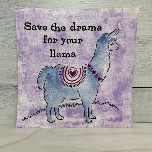 Šablona TCW - Drama Llama - VYBERTE VELIKOST