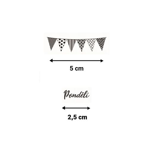 Diářová razítka Aladine Stampo Bullet Journal, 68 ks - České nápisy