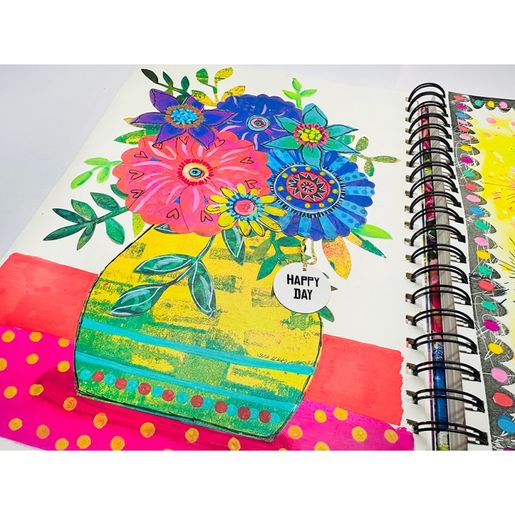 Skicák Studio Light "25", A4, 30 l. - Květinový