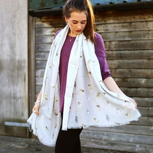 Šátek Wrendale Designs "A Dog