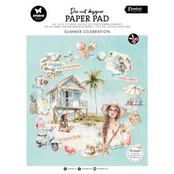 Kreativní blok s výseky Studio Light "Summer Celebration", A4, 28 l. - U moře