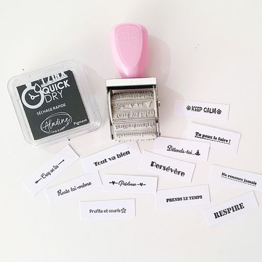 Otočné razítko s nápisy Aladine Roll