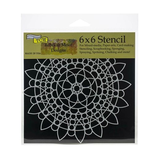 Šablona TCW - Sunflower Mandala - VYBERTE VELIKOST