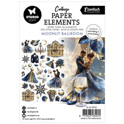 Papírové výseky Studio Light "Moonlit Ballroom", 35 ks - Měsíční bál