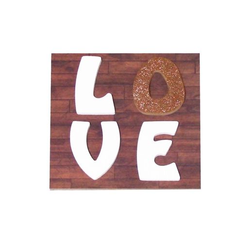 Dřevěný výřez k dekoraci Gomille, 18x18 cm - Čtverec, střední