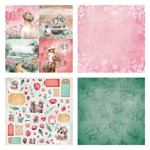 Scrapbookový blok Studio Light "Sending You Love", 30,5x30,5 cm, 12 l.