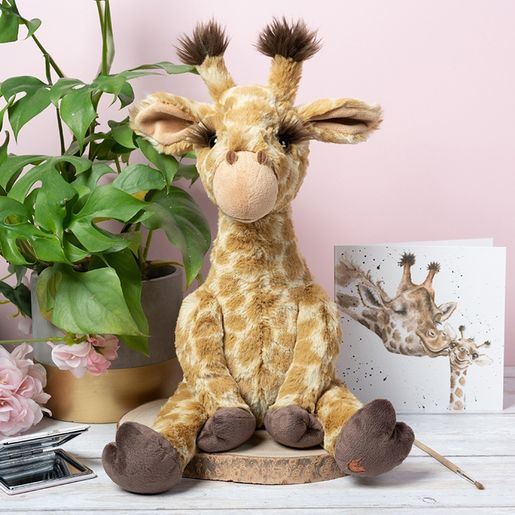 Plyšová hračka Wrendale Designs "Giraffe Camilla", velká - Žirafa