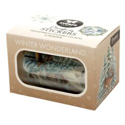 Průhledné samolepky Studio Light "Winter Wonderland" - Zima se zvířátky