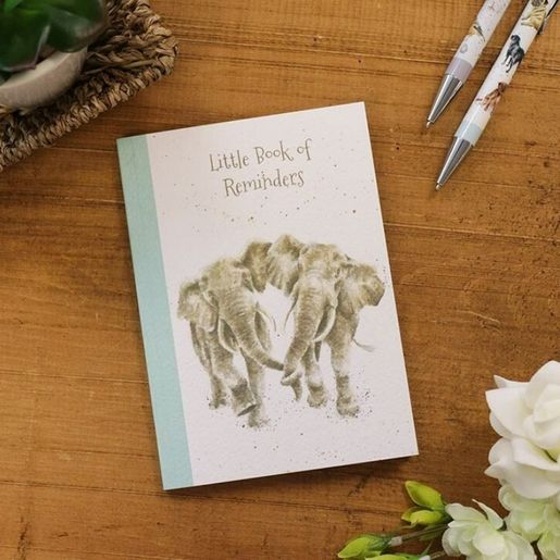 Zápisník Wrendale Designs "Age is Irr-Elephant", A6, 48 l., linkovaný - Slon