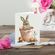 Dárková kartička Wrendale Designs "Flower Pot Bunny" - Králík v květináči