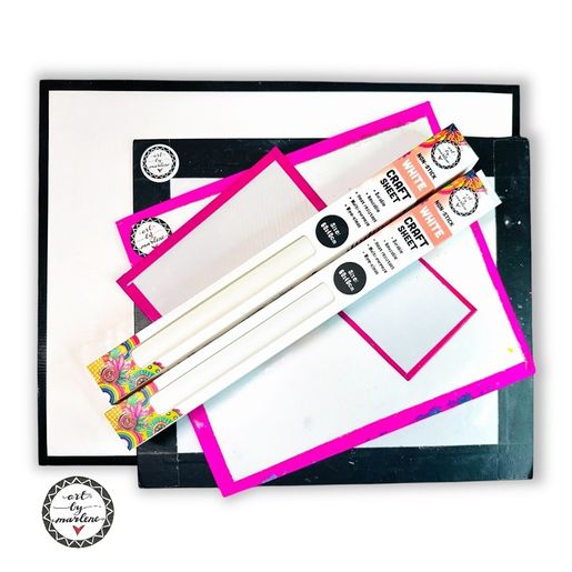 Pracovní podložka na stůl Studio Light "25“, 60x40 cm - bílá