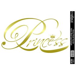 Nažehlovací nálepka Cadence, 21x30 cm, zlatá - Princess