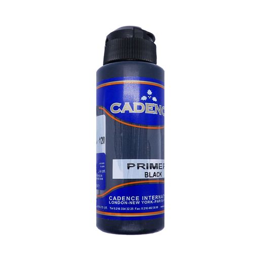 Základní barva Cadence Primer, 120 ml - black, černá