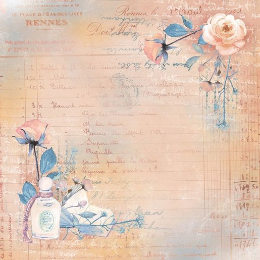 Blok scrapbookových papírů Studio Light "Write Your Story", 30,5x30,5 cm, 12 l.