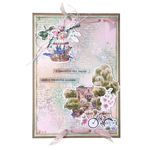 Organzová stuha Studio Light "Romantic Moments", 4 ks