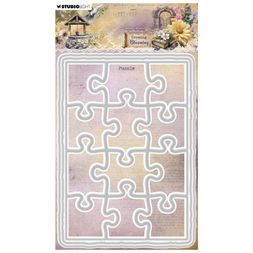Vyřezávací šablony Studio Light "Growing & Blooming", 3 ks - Puzzle