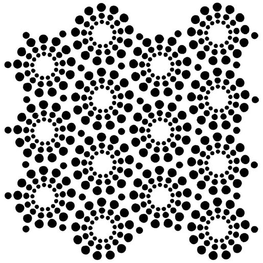 Šablona TCW - Circle of Jewels - VYBERTE VELIKOST