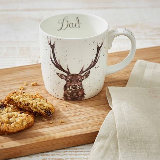 Porcelánový hrnek Wrendale Designs "Dad", 0,4 l - Hrnek pro tatínka