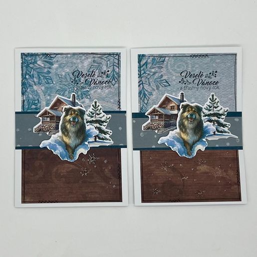 Blok s papírovými výseky Studio Light "Winter Wonderland", A5, 20 l. - Zimní krajinka