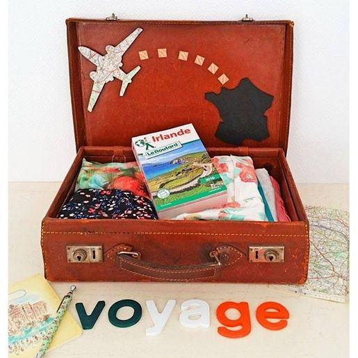 Dřevěný výřez k dekoraci Gomille, 18x11 cm - Letadlo