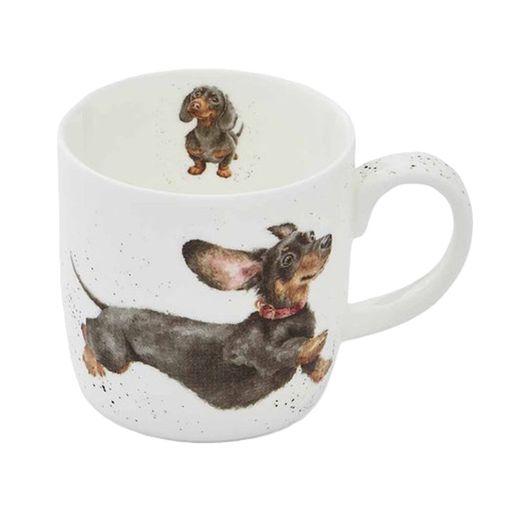 Porcelánový hrnek Wrendale Designs "That Friday Feeling", 0,31 l - Jezevčík