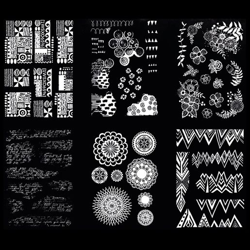 Propisot Studio Light "25", A5, 6 l. - Bílé květiny