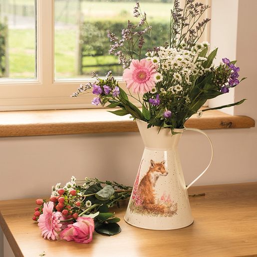 Džbán na květiny Wrendale Designs "Foxgloves" - Liška