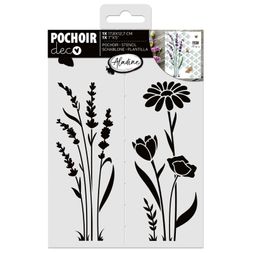 Šablony Aladine, 2 ks - Levandule a kytice