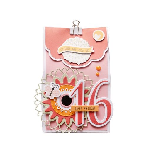 Samolepicí perličky Studio Light, 240 ks - květinové odstíny