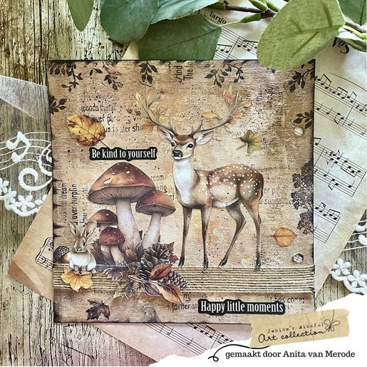 Papírové výseky Studio Light "Autumn in the Woods", 35 ks - Podzim v lese