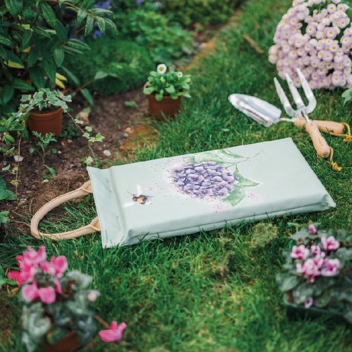 Zahradní podložka pod kolena Wrendale Designs "The Flower Pot" - Králík a hortenzie