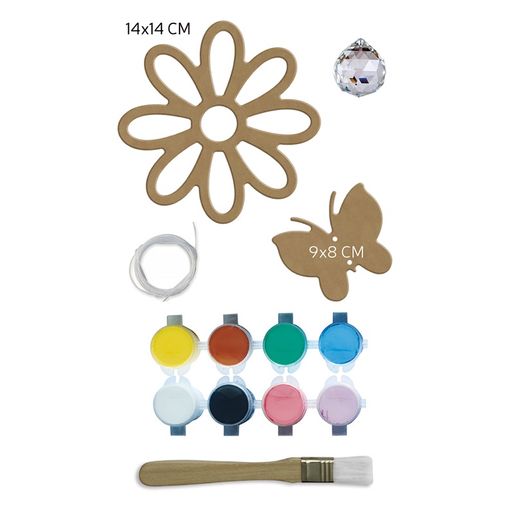 Lapač slunce k dotvoření Aladine - Motýl a květina