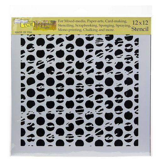 Šablona TCW - Script Dots - VYBERTE VELIKOST